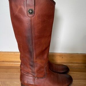 Frye Carson leather riding boots